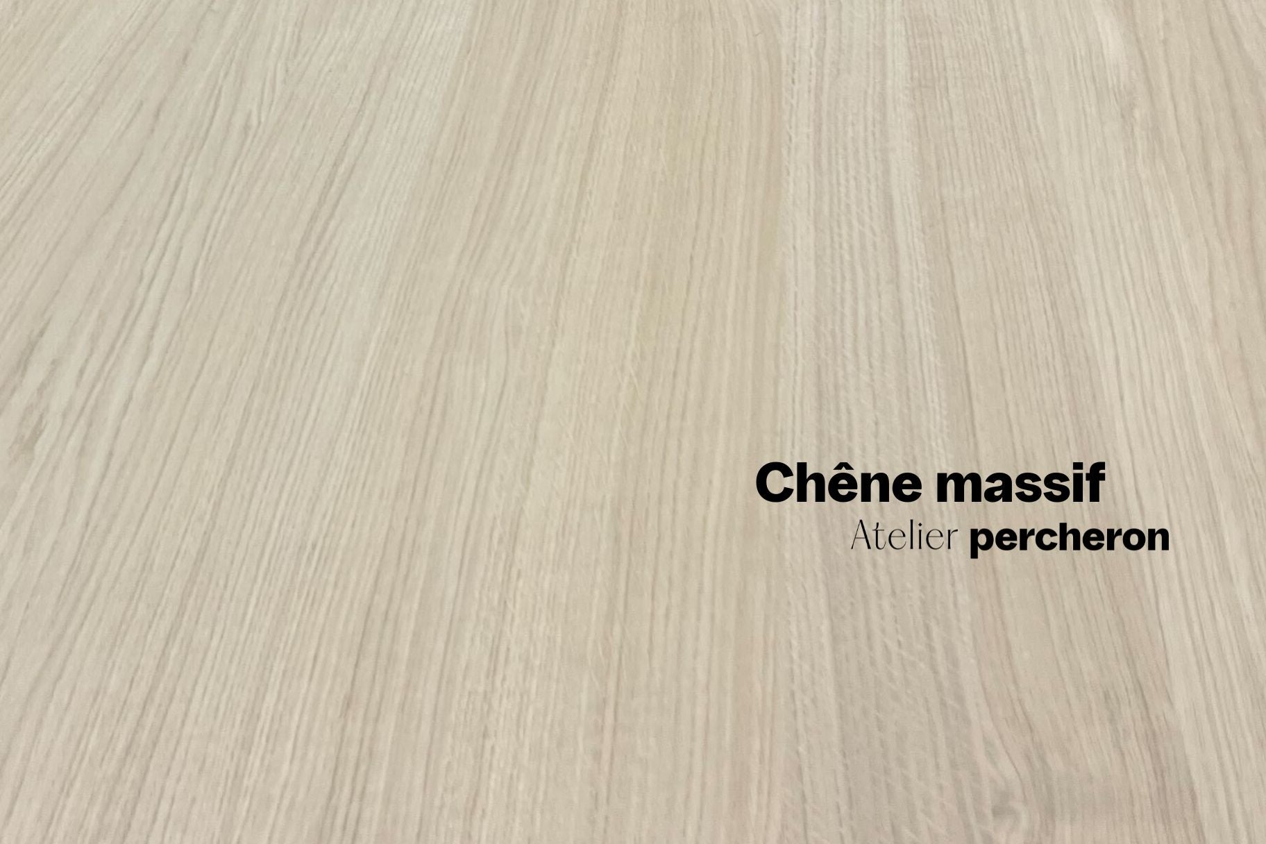 Plateau en chêne massif atelier percheron