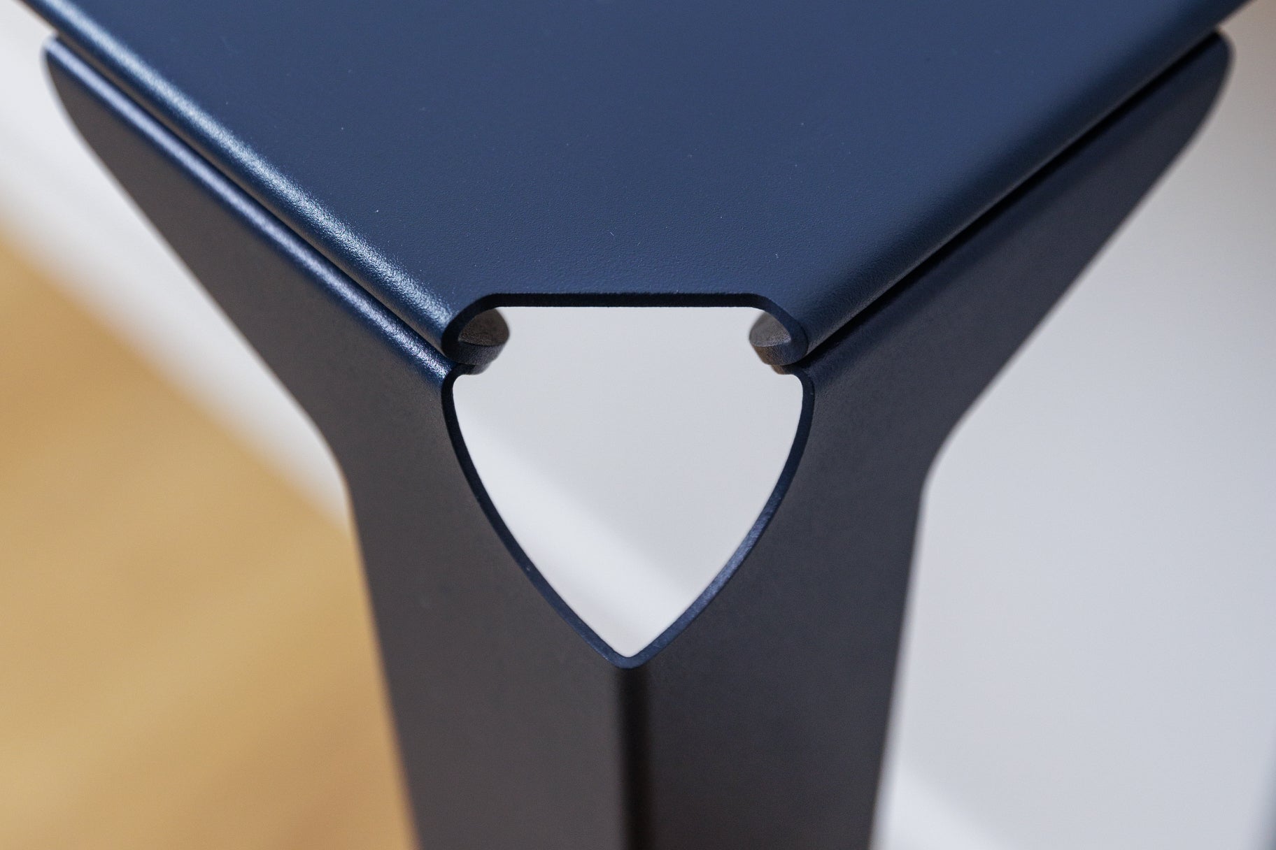 console acier chantilly bleu acier