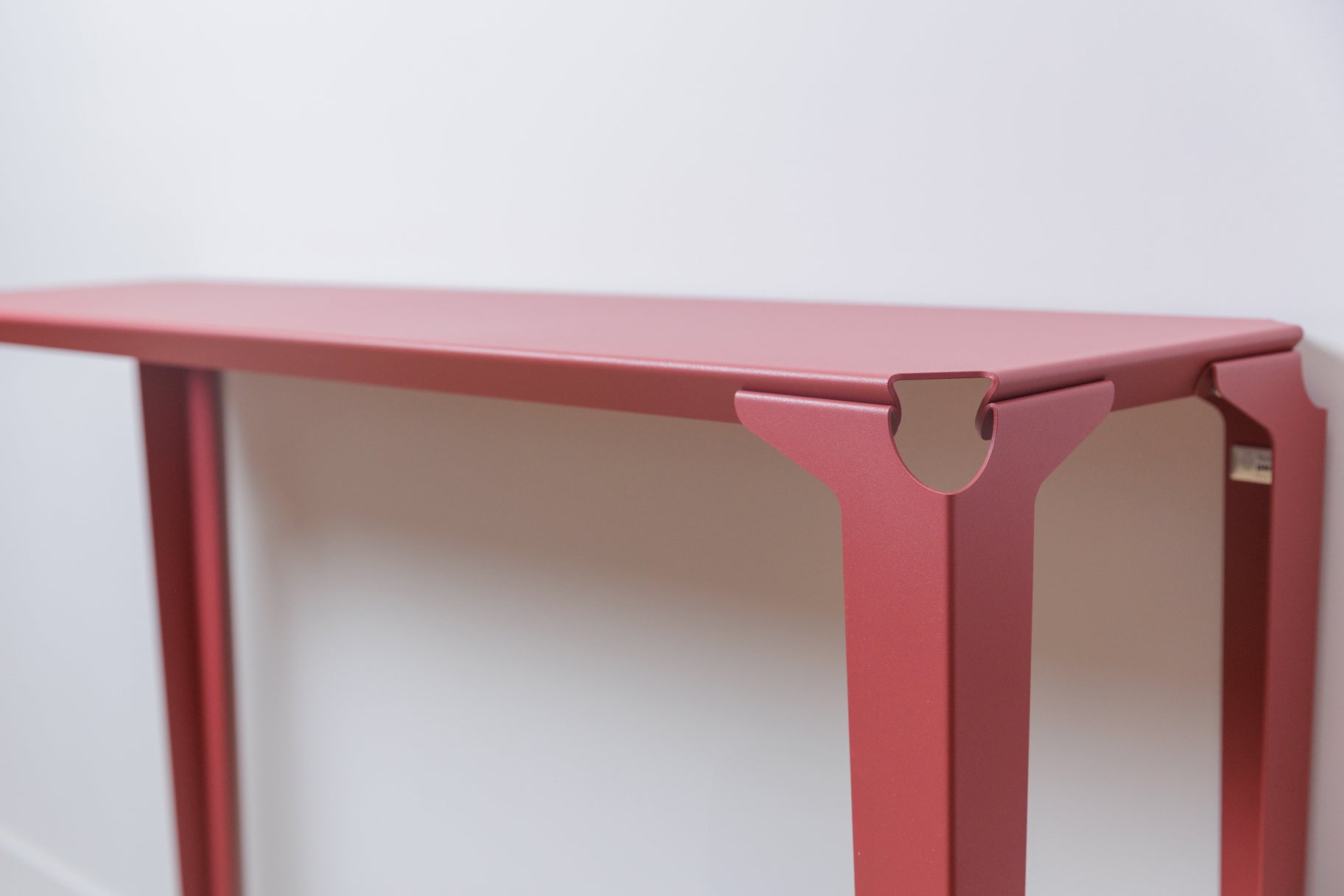 console acier chantilly rose