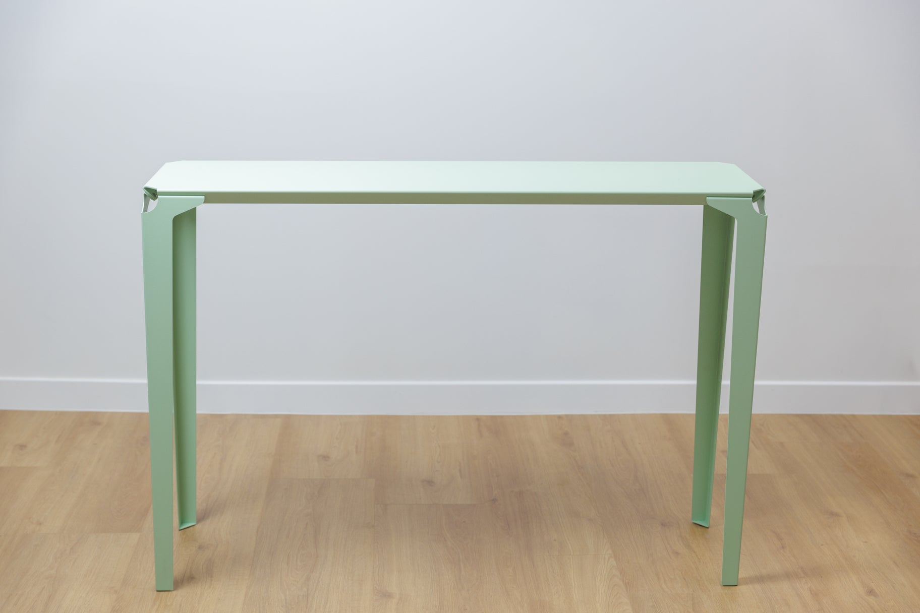 console acier chantilly vert pastel