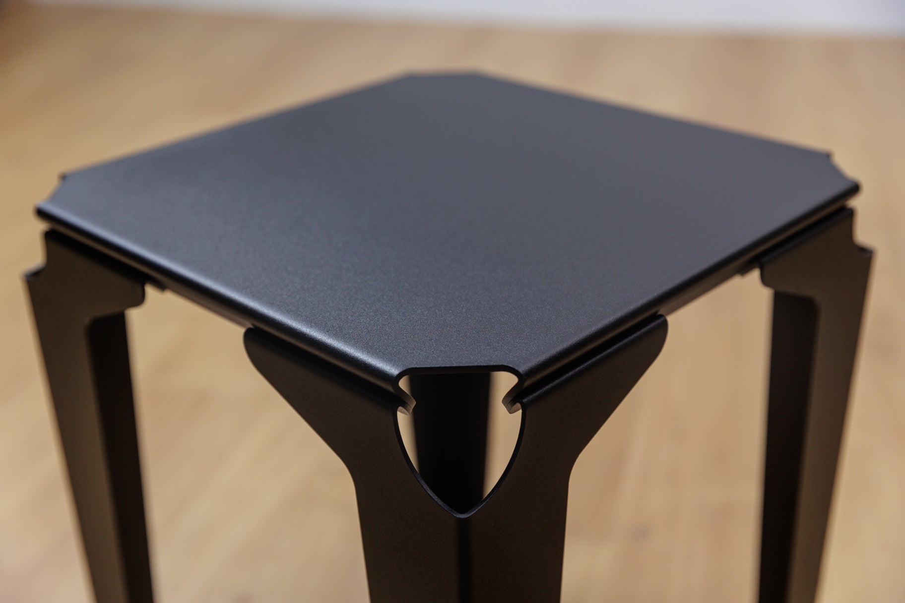 Tabouret Pontivy acier de couleur noir