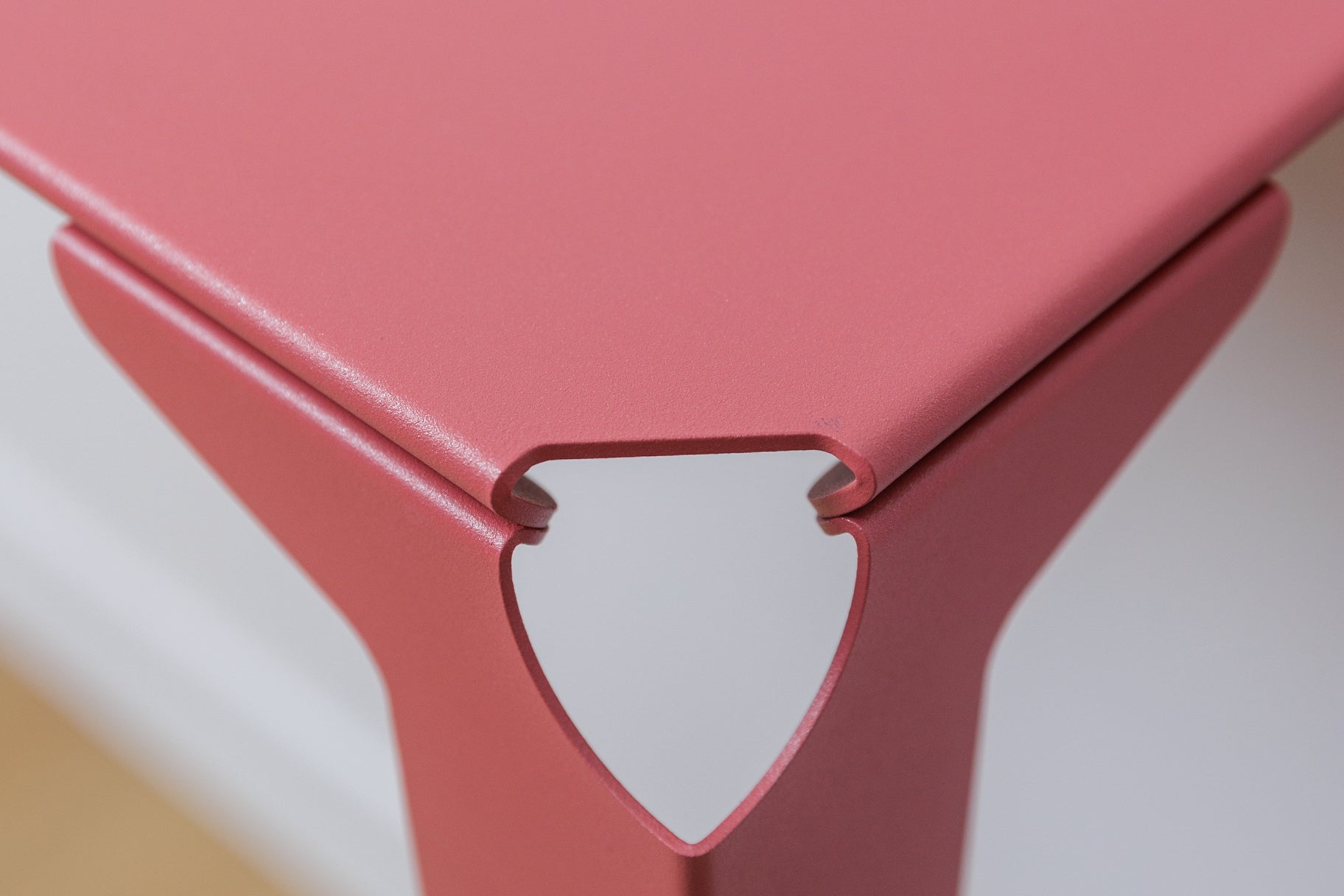 Tabourets Pontivy acier de couleur rose